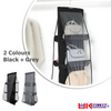 2*Shelf Bag Storage Holder 6 Pockets Hanging Handbag Organiser Wardrobe Closet