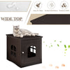 Cat Litter Box Enclosure Kitty Hidden Washroom Toilet Bedside Sleeping House