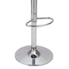2 X Bar Stools Faux Leather Kitchen Breakfast Barstools Grey Gas Lift Swivel