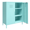 Cache 2 Door Metal Locker Accent Cabinet