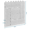 11x Decking Tiles WPC Composite Garden Patio Interlocking Balcony Flooring Tiles