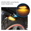4X Motorcycle Mini Turn Signal Lights Amber Indicator Lamp M10 Universal 12V