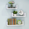 Floating Shelves Wall shelf Unit decor Display Storage book Wood mounted Hanging