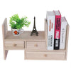 Desktop Bookcase Desk Tidy Storage Rack Organizer Book Display Cabinet 3 Drawers