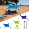 3-4Person Family Tent Beach Fishing Camping Garden Tent Shelter UV Protection UK