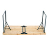 Large Wooden Garden Beer Table Outdoor Camping Folding Dining Picnic Bistro Desk