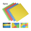 4Pcs 60x60cm EVA Foam Mat Mats Soft Floor Tiles Interlocking Play Kids Baby Gym