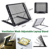 Adjustable Laptop Stand Folding Portable Mesh Tablet Holder Tray Office Support