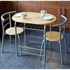 Small Dining Table And Chairs Modern Oval Bistro Set Small Breakfast Kitchen