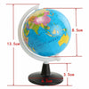 Roating World Globe Earth Map w/ Stand Geography Kids Children Toy Gif