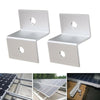 4PCS Solar Panel Mounting Z Type Holder Brackets for Motorhome Caravans Yacht UK