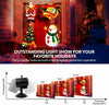 Christmas LED Double Projector Laser Lights Snowflake Snowfall Landscape Lamp UK