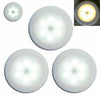 6 LED Motion Sensor Lights PIR Wireless Night Light Battery Cabinet Stair Lamps