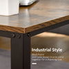 Coffee/End Table Industrial Style w/Storage Shelf Versatile Use For Home Office