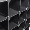 20 PAIRS INTERLOCKING CUBES SHOE ORGANIZER STORAGE RACK DISPLAY BOXES STAND NEW