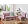 2 Seater Corner Sofa Bed Armchair Recliner Sofabed with Footstool Furniture