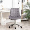 Cushioned Velvet Office Chair Computer Desk Chairs Swivel Lift Armless Chair New