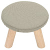 Small Stool Footstool Table Side Kid Stool Bench Chair Padded Top Wooden Legs