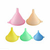 5 PCS Colorful Plastic Funnel Small Medium Large Variety Liquid Oil Kitchen Set
