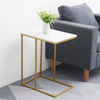 Modern Elegant Round /Square Marble Vein Side / Coffee Table Living Room Bedroom