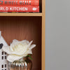 2 Tier Wooden Beech Cube Bookcase Storage Unit Shelving/Shelves Bedside Table