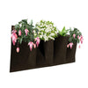 4 Pockets Hanging Vertical Wall Planter Planting Grow Bags Garden Outdoor Indoor