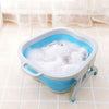 Folding Foot Spa Pedicure Wet Bath Bubble Massage Bucket Feet Therapy FootSpa UK