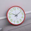 12inches Decorative Wall Clock Luminous Clock for Living Room