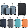 Hard Shell Cabin Large Suitcase 3x Set 4 Wheels Luggage Trolley Case Lightweight