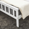 4ft6 Standard Double Bed Frame Solid Wood Pine with Slats Fit Mattress 190x135cm