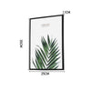 Set of 3 Green Leaves Canvas Painting Living Room Bedroom Wall-Hanging Decor
