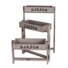 Pastoral Plant Pot Stand Folding Flower Display Rack Holder 3 Tier Vintage Style