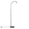 Metal Curved Design Floor Lamp Base Large Chrome / Black / Copper / Grey Finish