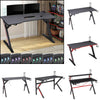 Gaming Desk Computer PC Table Home Racing Workstation Cup Holder Headphone Hook