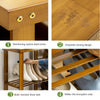 3Tier Natural Wooden Shoe Rack Bench Organiser Stand Storage Shelf Seat Entryway