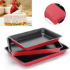 3 PIECE NEW LARGE NON STICK OVEN BAKING ROASTING PAN DISH ROAST TIN & TRAYS SET