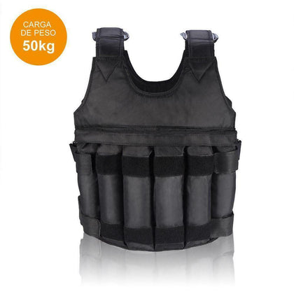 110LB 50KG Adjustable Workout Weighted Vest Exercise Strength Training Fitness