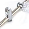 Adjustable Chrome Bathroom Shower Head Holder Riser Rail Bracket Slider Bar Kit