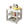 Bedside Chest Wooden Side Table Nightstand 2 Tiers Cabinet Bedroom Furniture Set