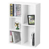 5 Cube Bookcase Display Cabinet Bookshelving Storage Unit Organiser Rack White