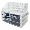 Clear Cosmetic Drawer Organiser Acrylic Makeup Holder Jewellery Case Box Storage