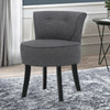 Dressing Table Stool Fabric Padded Seat Makeup Vanity Chair Bedroom Living Room