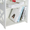 Modern Chic Bedside Tables Night Stand Cabinet Storage Drawer White Furniture UK