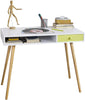 Mid Century Modern Desk Small Office Computer Retro Console Table Drawer Storage