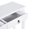 Console Table Dressing Desk Stunning Kitchen Hall 2 Drawers Modern Shelf White