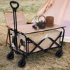 Outdoor Camping Trolley Wheelbarrow Folding Pull Along Wagon Truck Beach Fishing