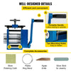 Manual Combination Rolling Mill Machine 80mm Flat Square Semicircle Round