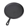 Cast Iron Skillet Frying Pan Pancake Griddle BBQ Premium Quality Multi-Choice UK