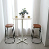 UK Antique Bar Stool Metal Legs Dining Kitchen Pub Breakfast Chair Non Slip Seat