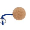 2x 50mm Floating Cork Ball Key Ring Sailing Boat Float Buoyant Rope Kayak UK